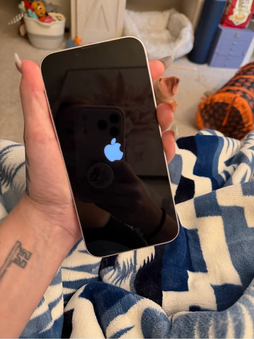 Apple iPhone 14 Plus in purple with Dual Rear Cameras
